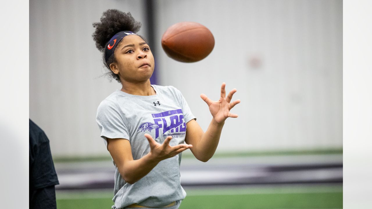 Baltimore Ravens and Under Armour unveil uniforms for inaugural season of  girls' flag football in Frederick County - Sports Illustrated High School  News, Analysis and More