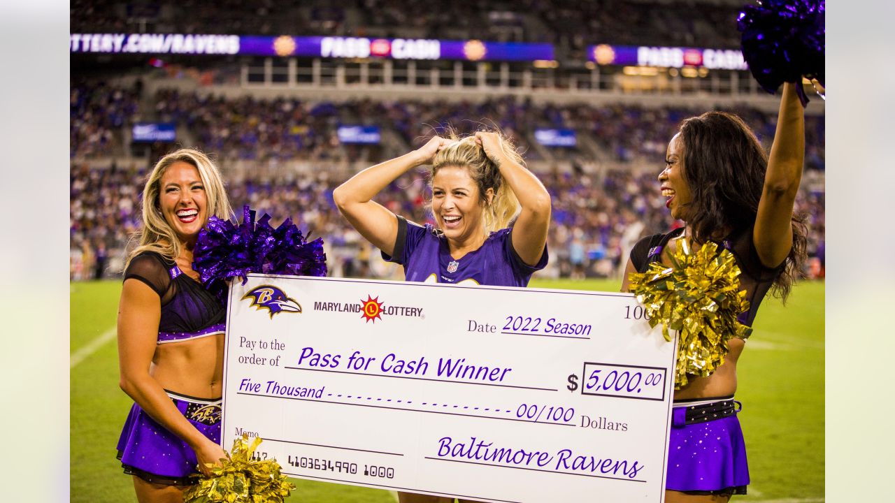 Baltimore Ravens Cheerleader Surprise Proposal on the Field