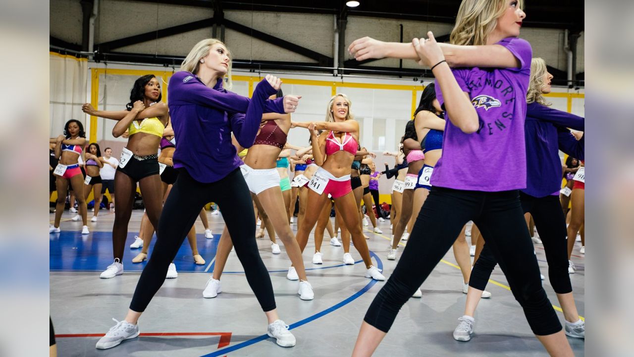 Baltimore Ravens cheerleaders holding tryouts March 4-5