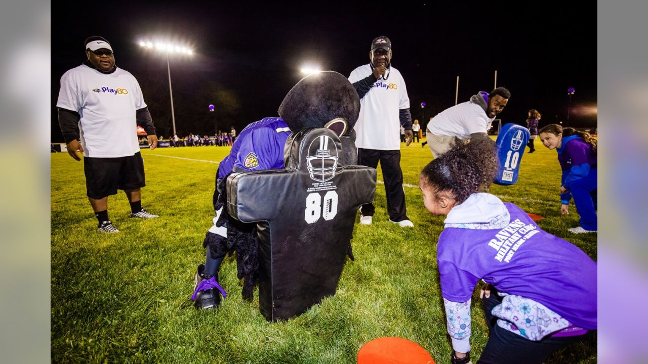 Ravens Hold Youth Football and Military Combine