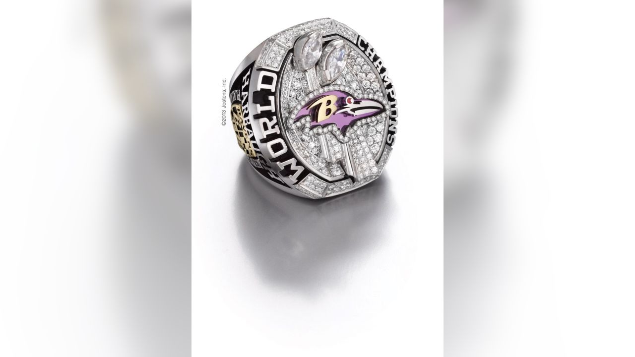 The Baltimore Ravens' Super Bowl rings are pretty awesome