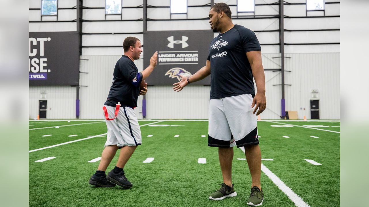 Baltimore Ravens Hosted PLAY 60 All-Ability Football Clinic at Hughes  Stadium - Morgan State University Athletics