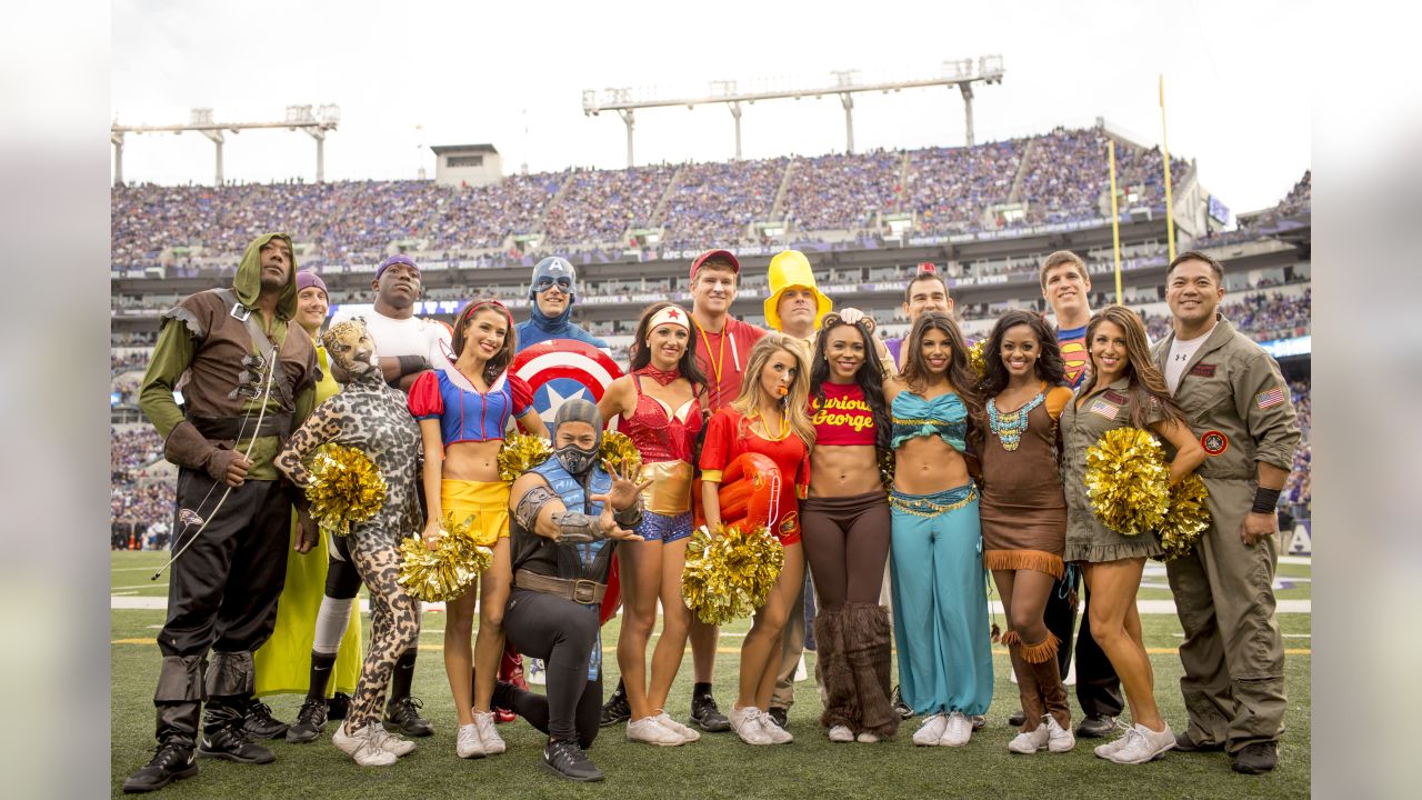 Ravens Cheerleaders' Halloween Costumes