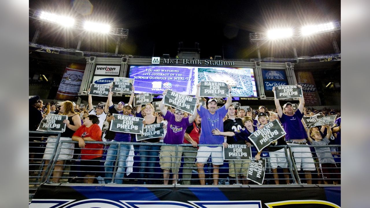 Ravens will show Michael Phelps' race during Thursday preseason game