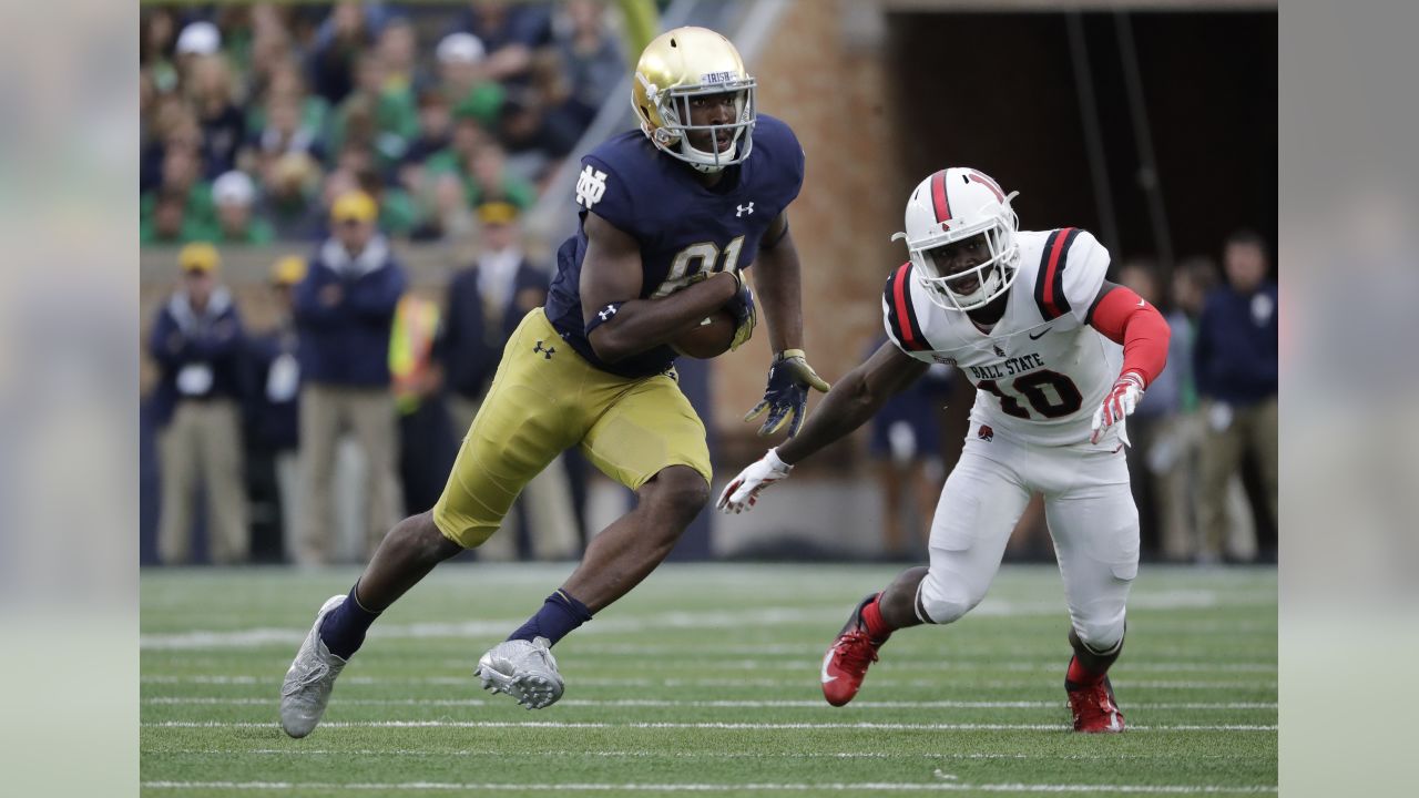 Third Round (93): Ravens Trade Up to Take Notre Dame WR Miles Boykin