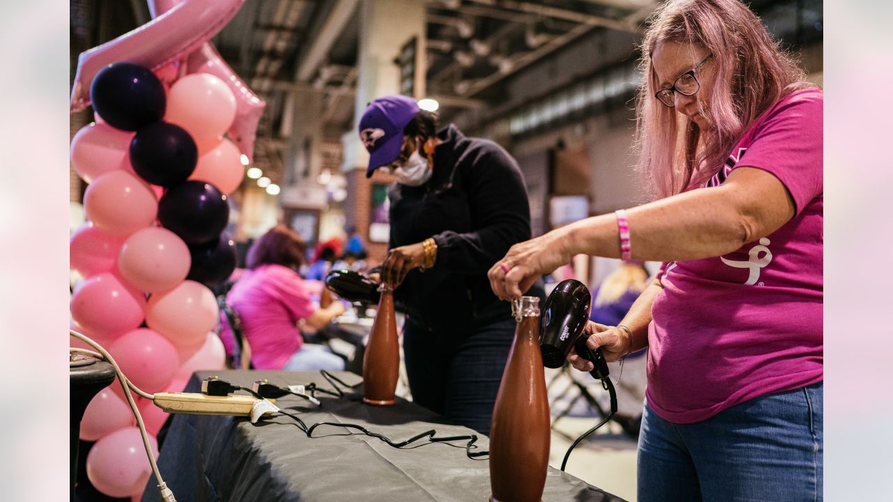 See Photos: Ravens Helping To Paint The Town Purple Ahead Of