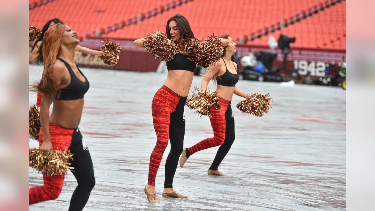 Redskins Cheerleader Jordan W. In Uniform