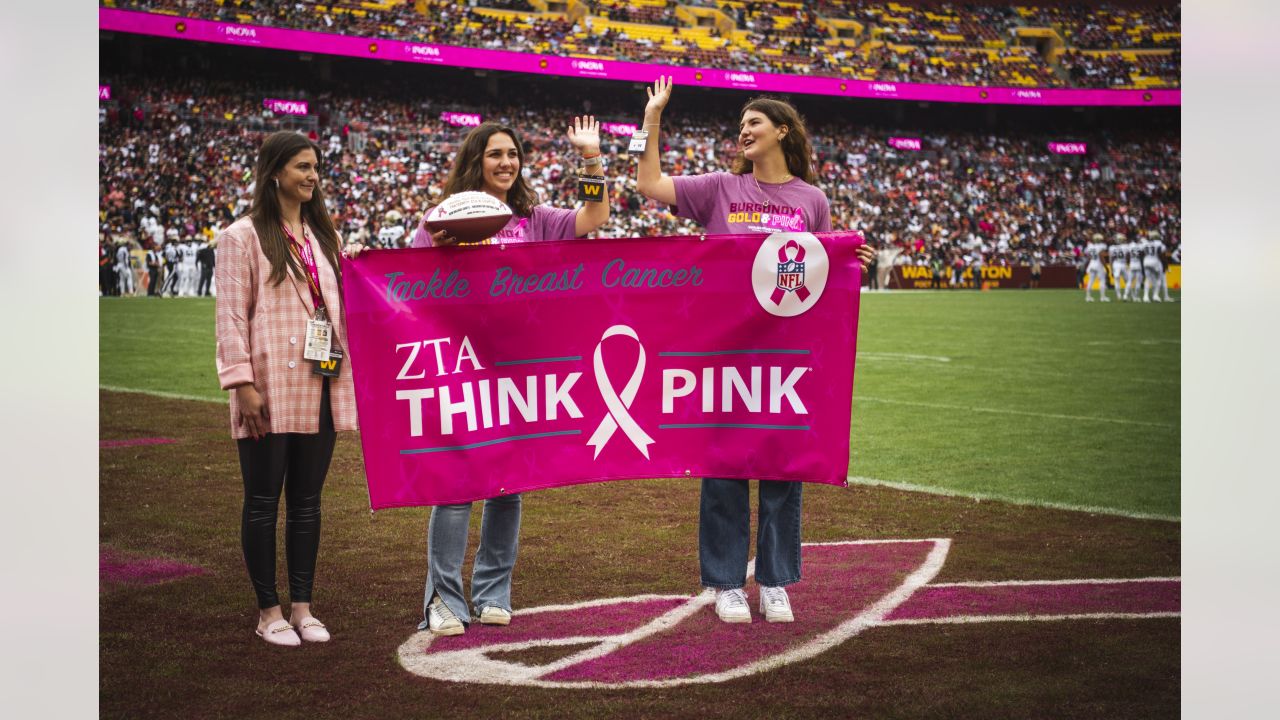 Washington Commanders on X: Back home #ThinkPink 