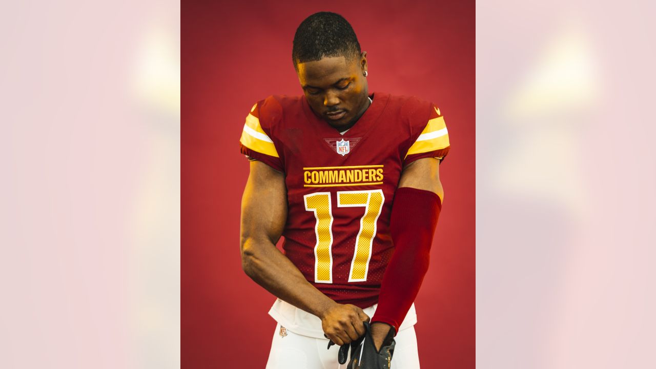 The Washington Commanders took school photos on media day 