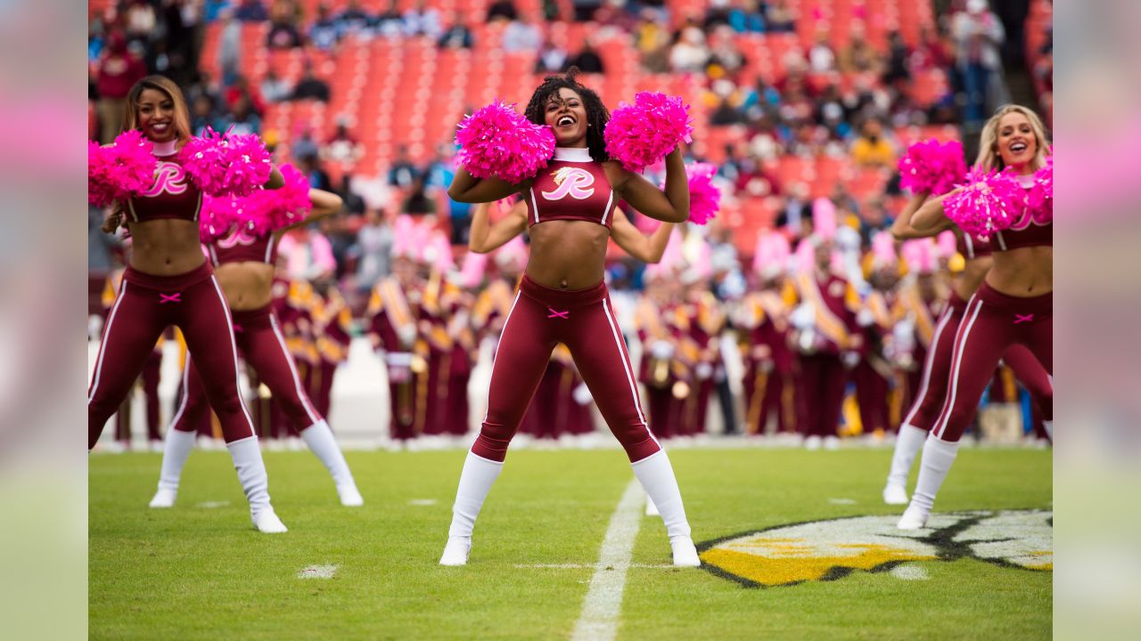 Washington Commanders cheerleaders perform during an NFL football game  against the Carolina Panthers, Saturday, Aug. 13, 2022 in Landover. (AP  Photo/Daniel Kucin Jr Stock Photo - Alamy