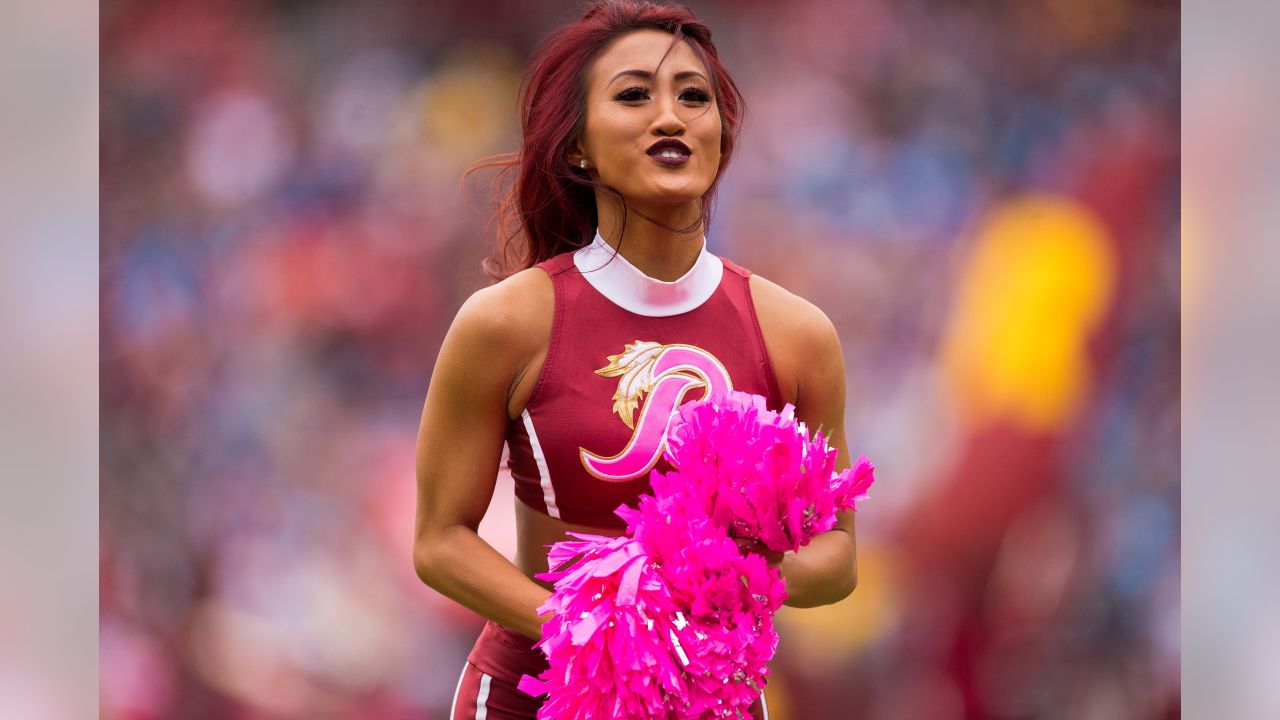 Washington Commanders cheerleaders perform during an NFL football game  against the Carolina Panthers, Saturday, Aug. 13, 2022 in Landover. (AP  Photo/Daniel Kucin Jr Stock Photo - Alamy