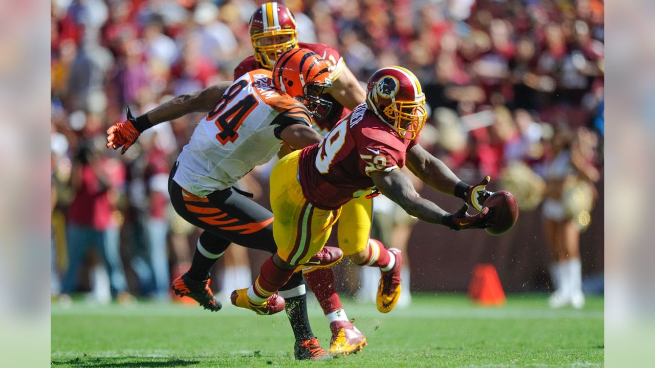 Washington Redskins' London Fletcher (59) celebrates his