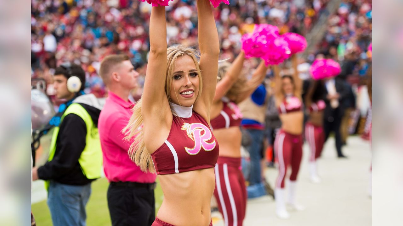 Washington Commanders cheerleaders perform during an NFL football game  against the Carolina Panthers, Saturday, Aug. 13, 2022 in Landover. (AP  Photo/Daniel Kucin Jr Stock Photo - Alamy