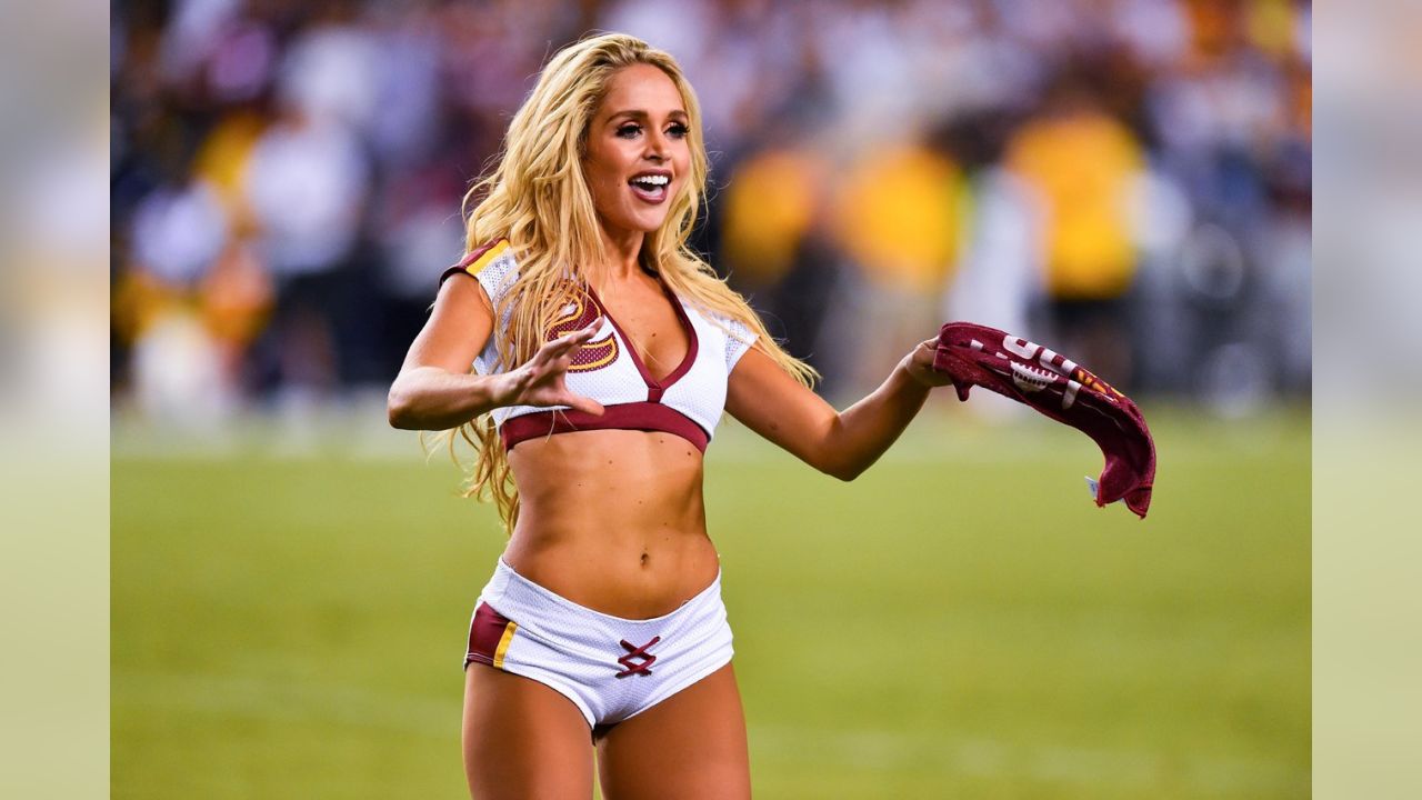 Redskins Cheerleader Heather's Swimsuit Photos