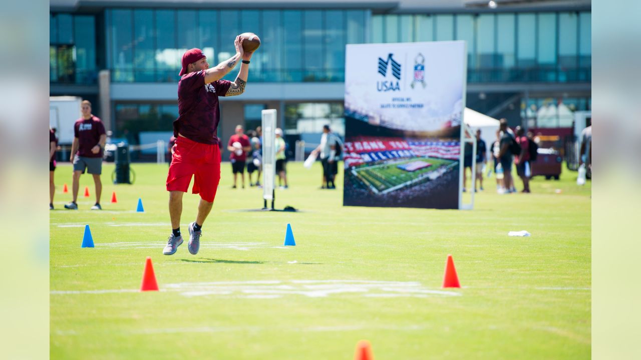 Redskins Hosts USAA NFL Boot Camp