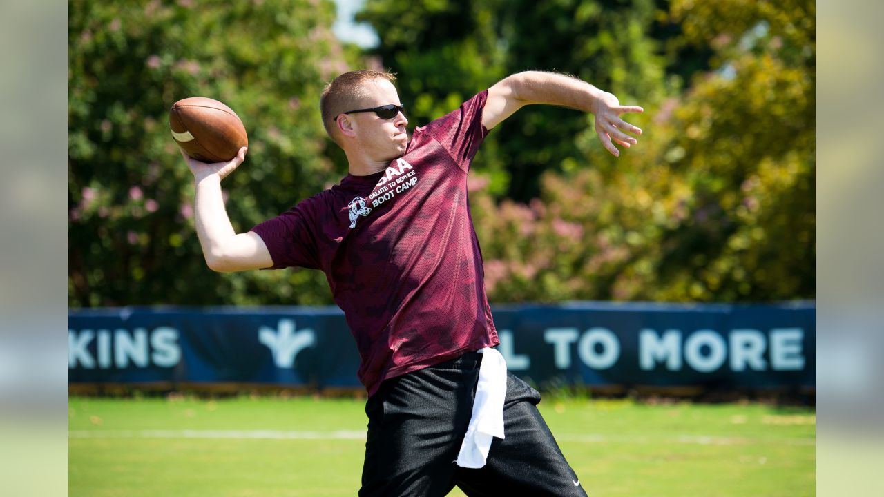 Washington Commanders on X: Putting 'em to work at our @USAA Boot Camp!  #SaluteToService