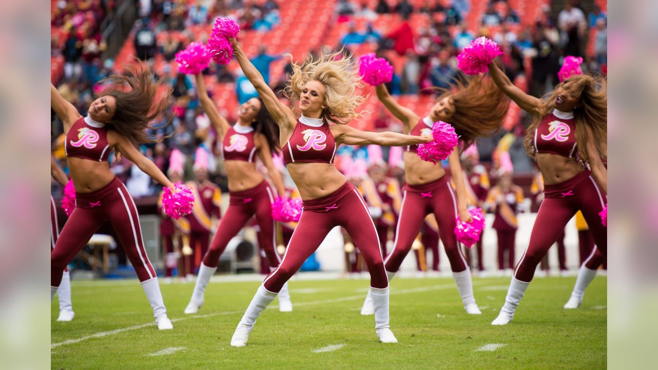 Washington Commanders cheerleaders perform during an NFL football game  against the Carolina Panthers, Saturday, Aug. 13, 2022 in Landover. (AP  Photo/Daniel Kucin Jr Stock Photo - Alamy