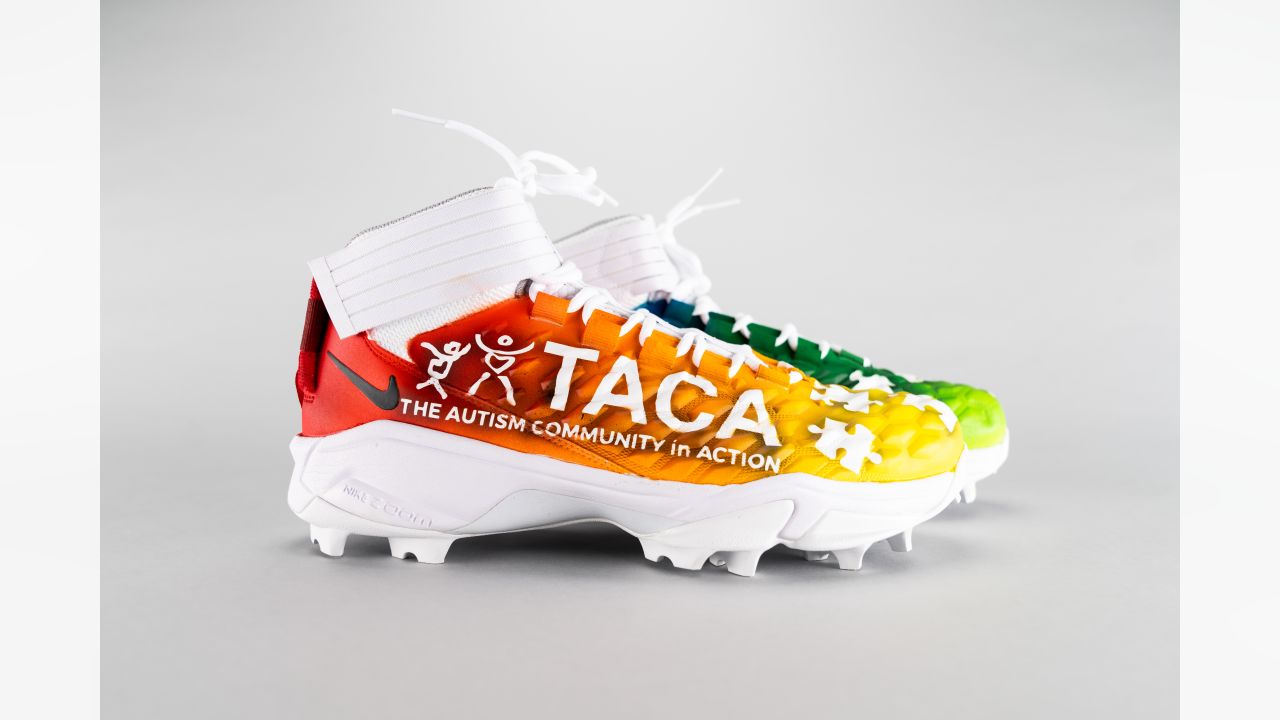 Custom Painted Football Cleats from My Cause My Cleats 2020 – B