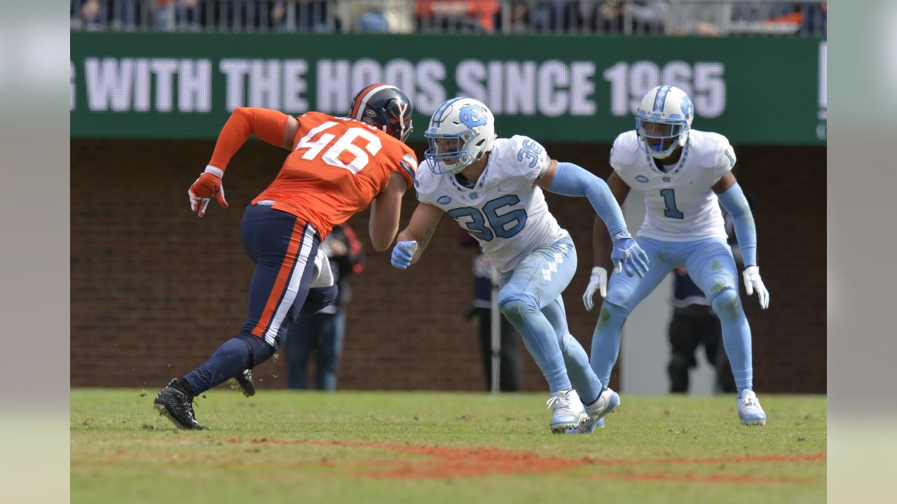 PFF on X: With the 173rd pick in the 2019 #NFLDraft – the Washington  Redskins end Round 5 with their selection of UNC LB Cole Holcomb!   / X