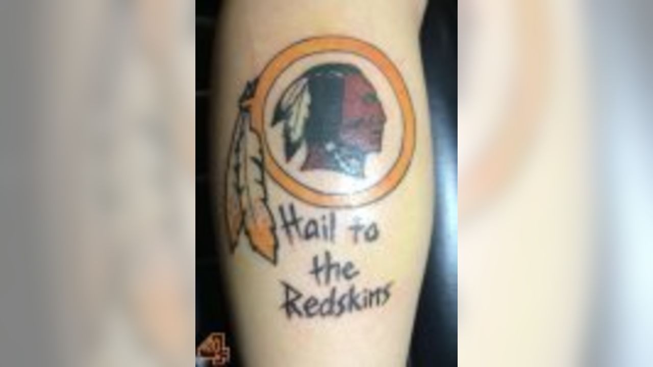 This may be the worst Washington Redskins tattoo ever