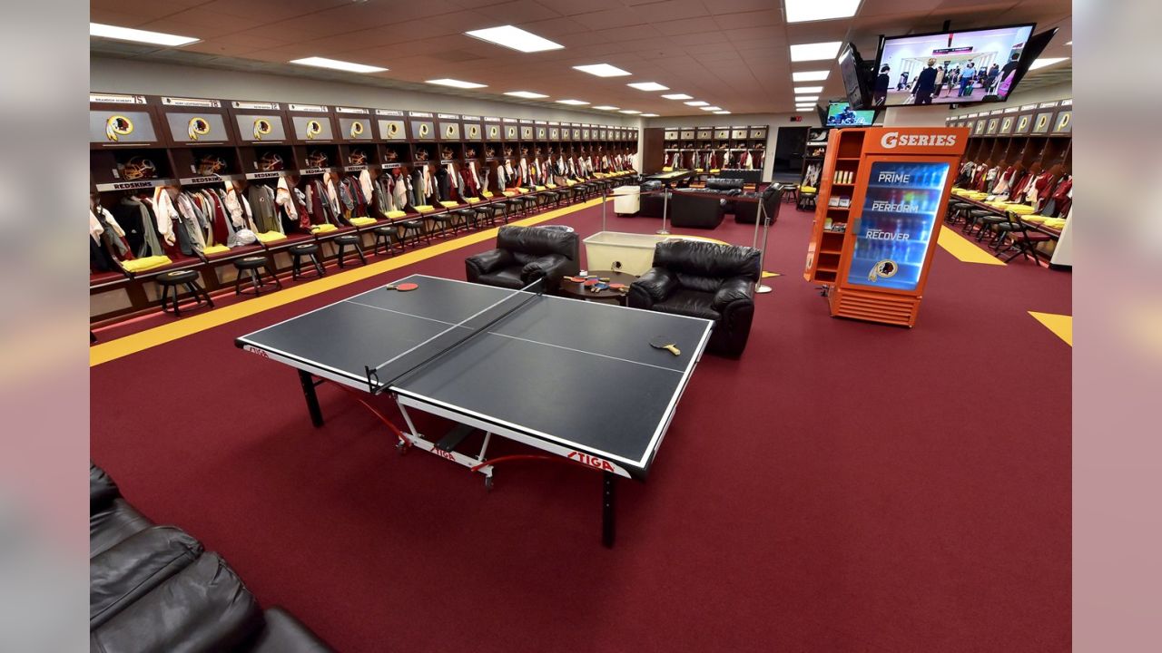 Ping-pong table in Jaguars locker room brings team together