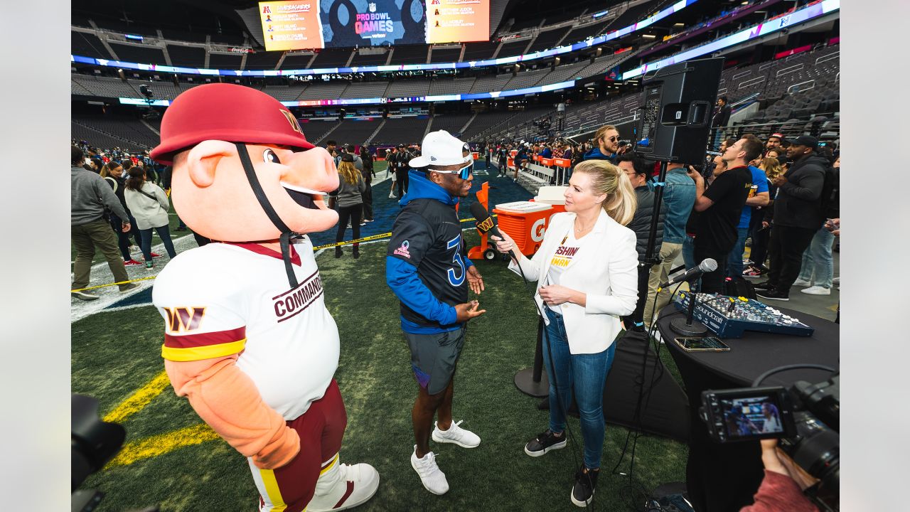 PHOTOS: Commanders players, mascot all smiles at the NFL Pro Bowl