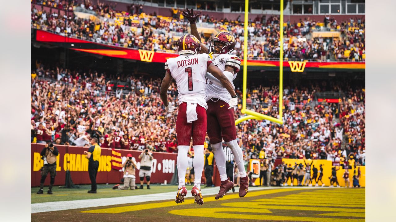 Penn State product Jahan Dotson snags 2 TDs in debut with