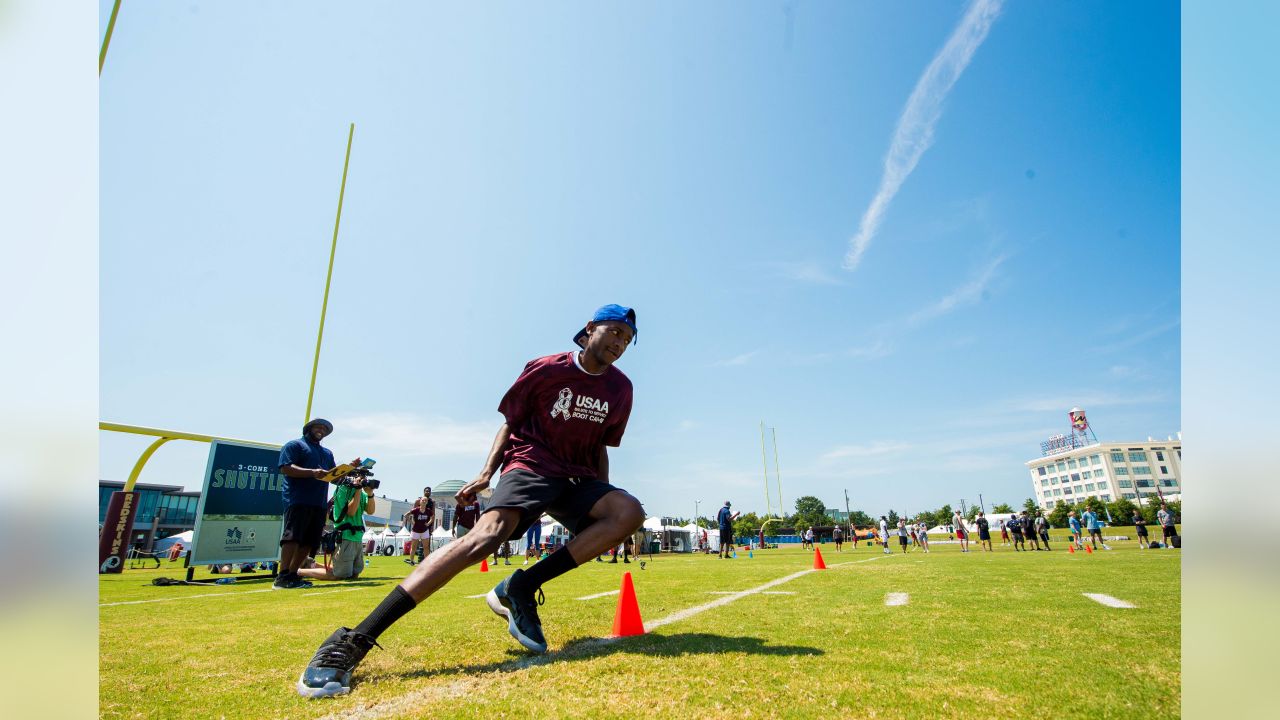 Washington Commanders on X: Putting 'em to work at our @USAA Boot Camp!  #SaluteToService