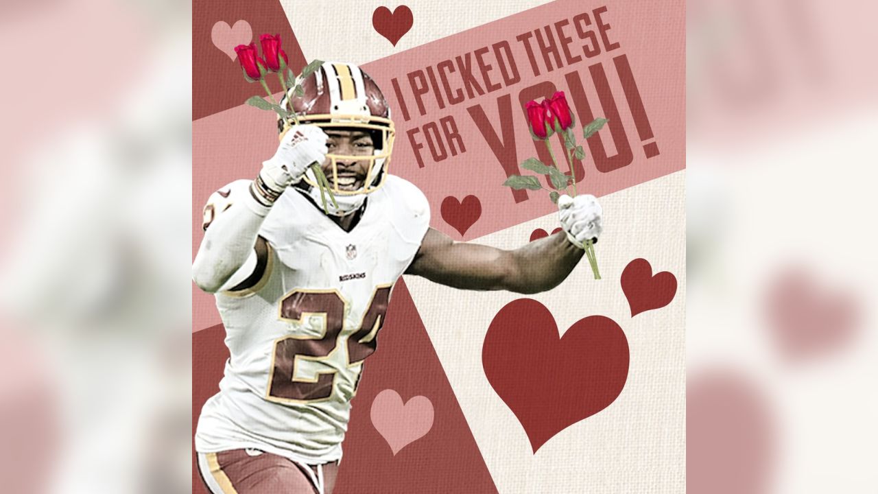 Redskins Valentine's Day Cards