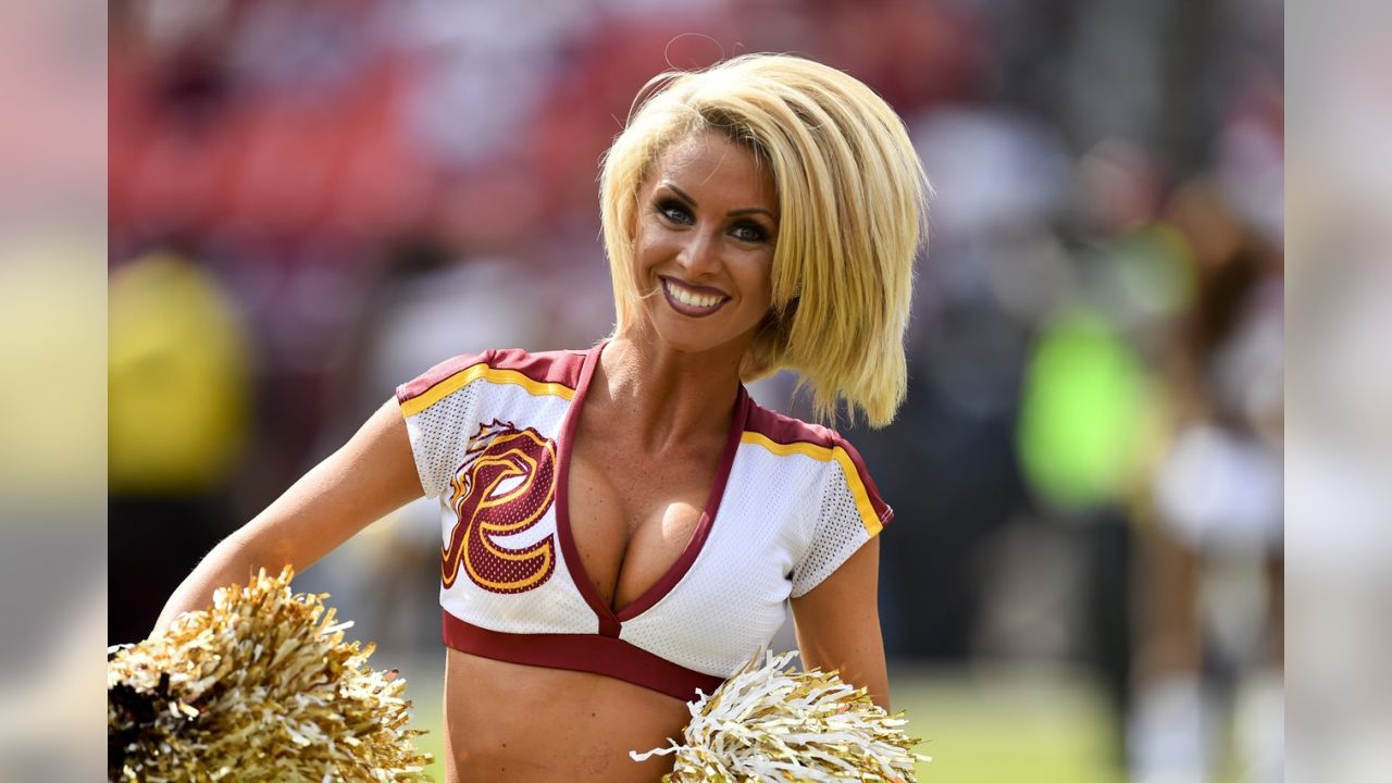 Redskins cheerleaders  Photographer DC Reston