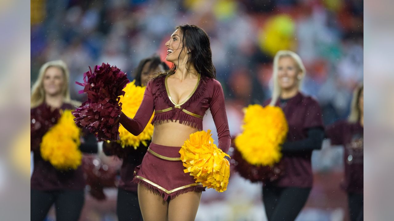 Redskins Cheerleader Jordan W. In Uniform