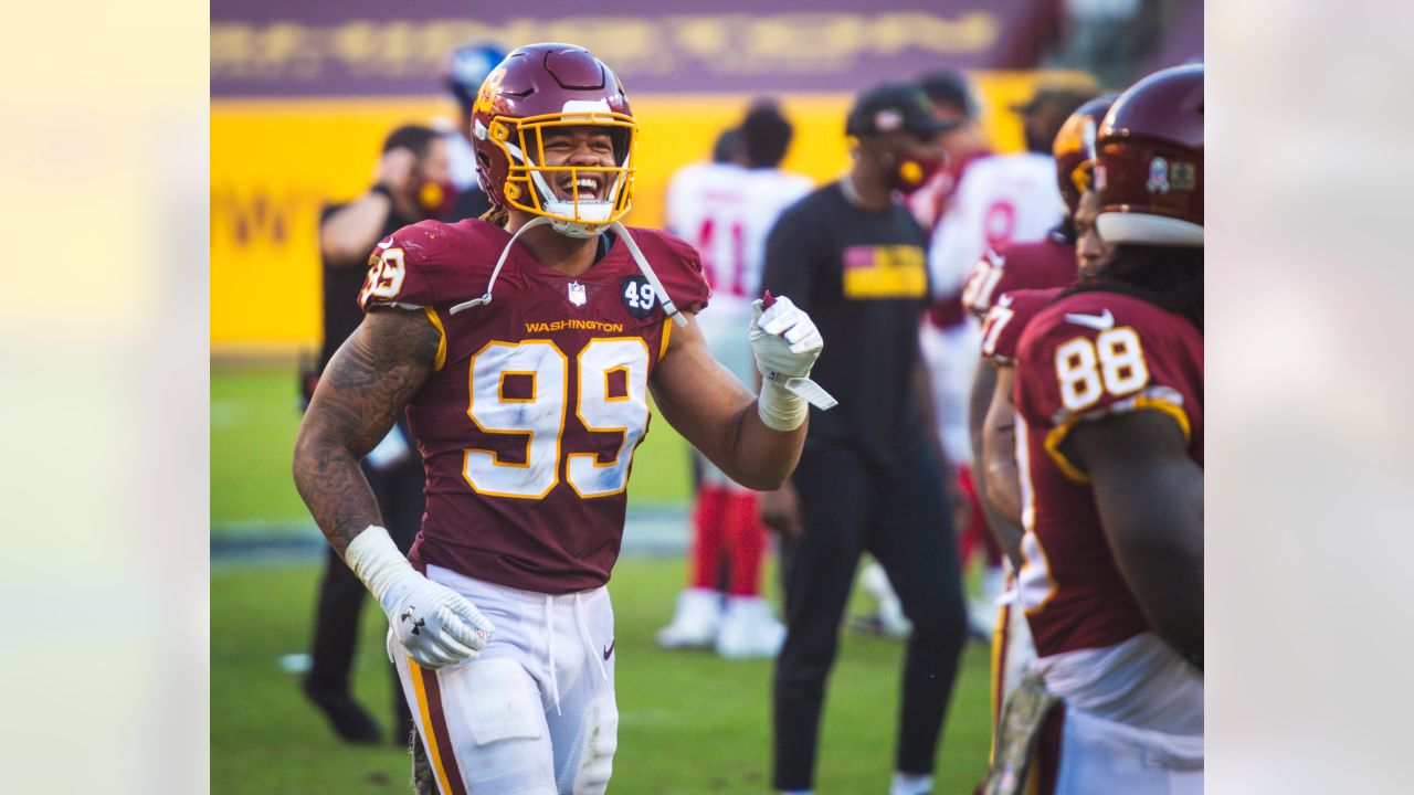 Bucs tackle Tristan Wirfs, Washington end Montez Sweat have met before