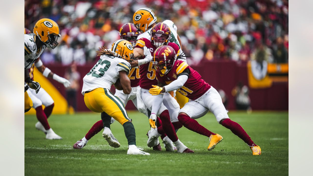 Green Bay Packers vs Washington Commanders game photos at FedEx Field