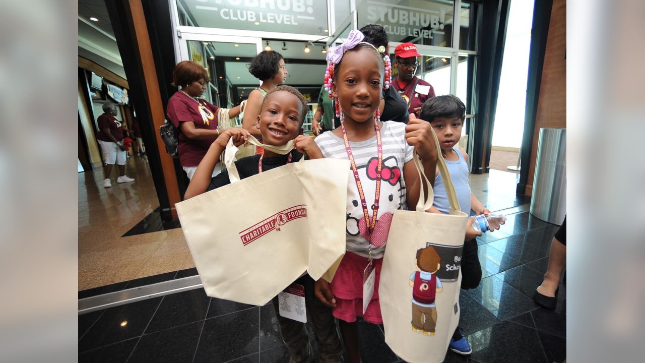 Washington Redskins Charitable Foundation Holds Second Annual Back To  School Fair