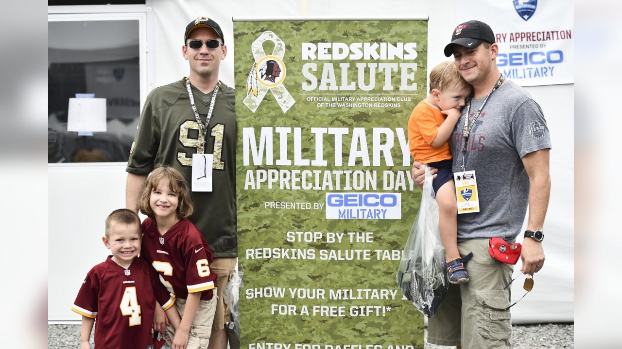 Redskins salute the military, Article