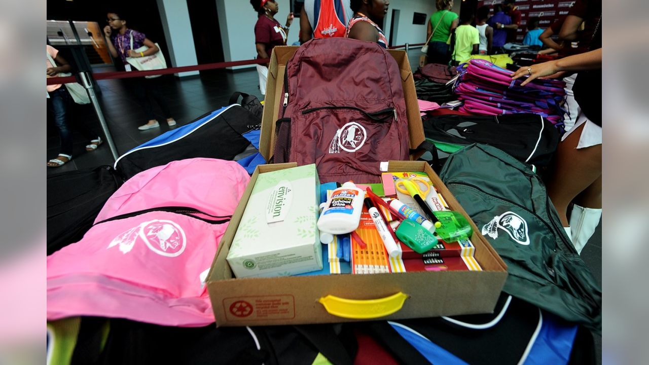 Washington Redskins Charitable Foundation Holds Second Annual Back To  School Fair