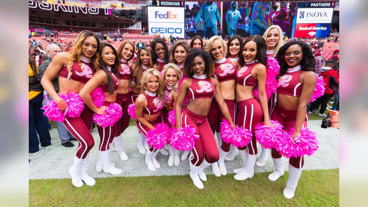 Washington Commanders cheerleaders perform during an NFL football game  against the Carolina Panthers, Saturday, Aug. 13, 2022 in Landover. (AP  Photo/Daniel Kucin Jr Stock Photo - Alamy