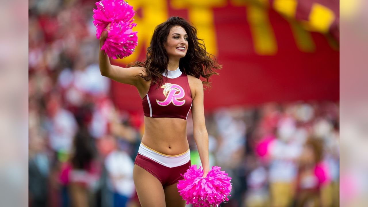 Redskins Cheerleader Jordan W. In Uniform