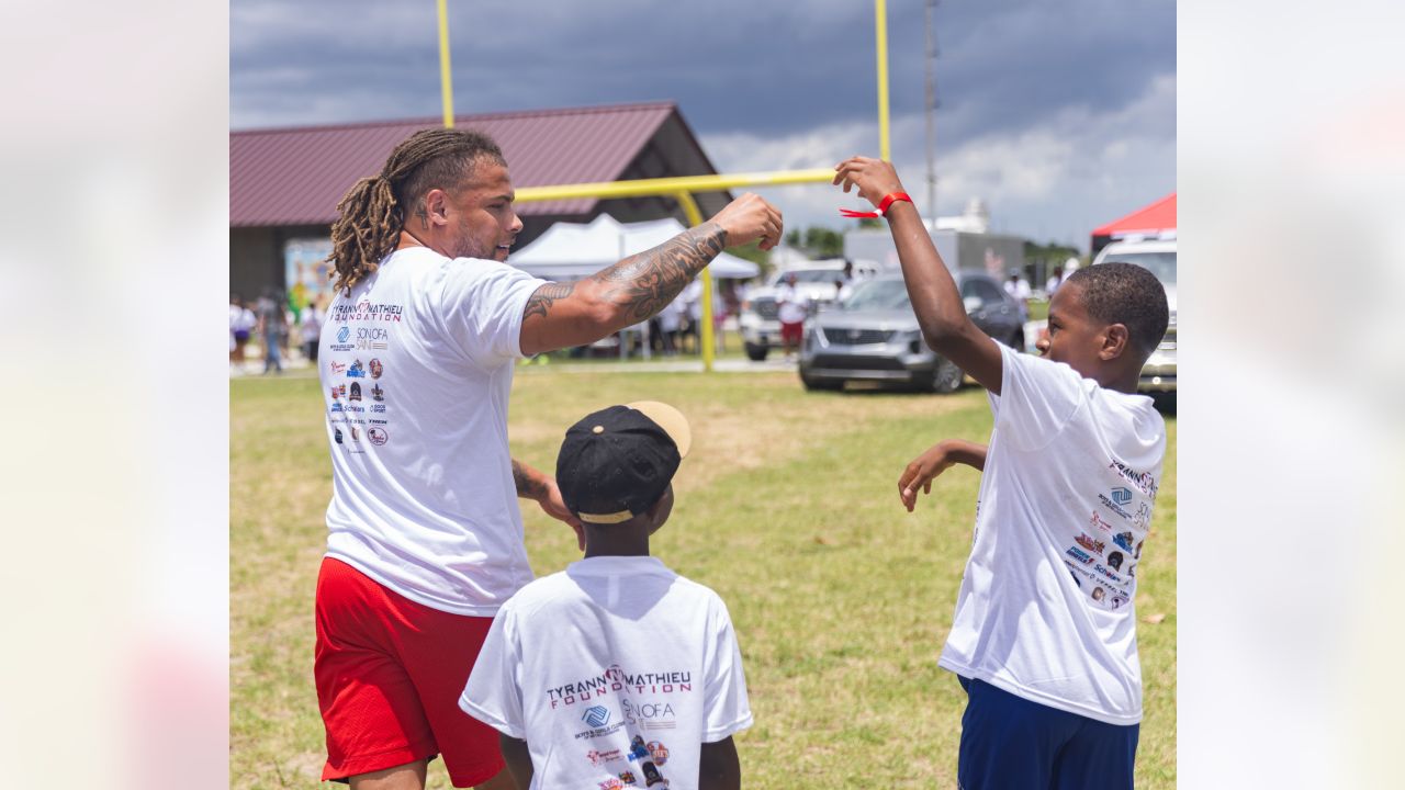 Saints Tyrann Mathieu hosts his 4th annual back-to-school jamboree - Canal  Street Chronicles