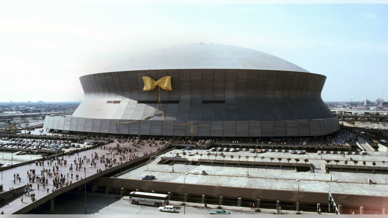 Saints through the years: Mercedes-Benz Superdome