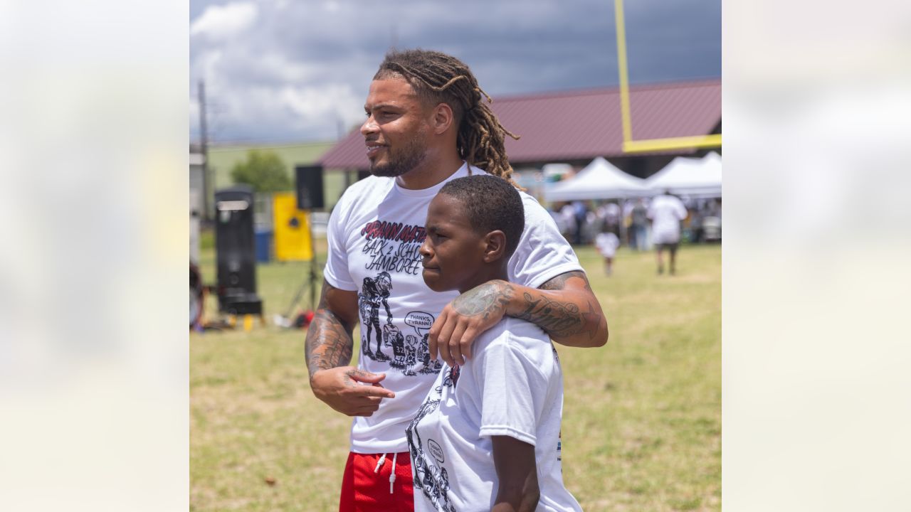 Saints Tyrann Mathieu hosts his 4th annual back-to-school jamboree