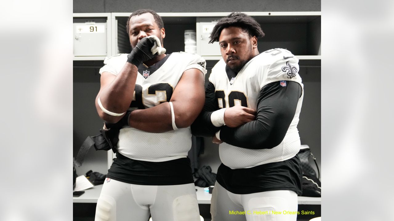 New Orleans Saints guard Lewis Kidd (66) during an NFL football game  against the Carolina Panthers, Sunday, Jan. 8, 2023, in New Orleans. (AP  Photo/Tyler Kaufman Stock Photo - Alamy