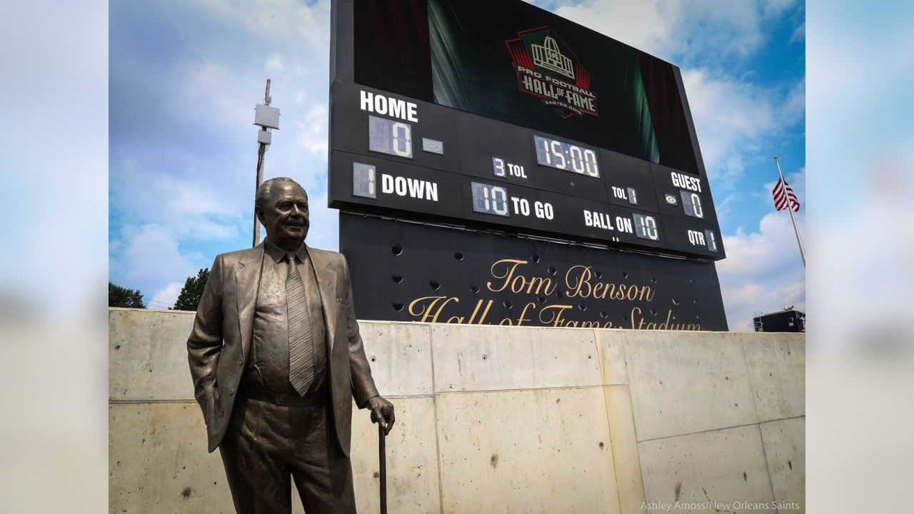 Tom Benson Hall of Fame Stadium dedicated