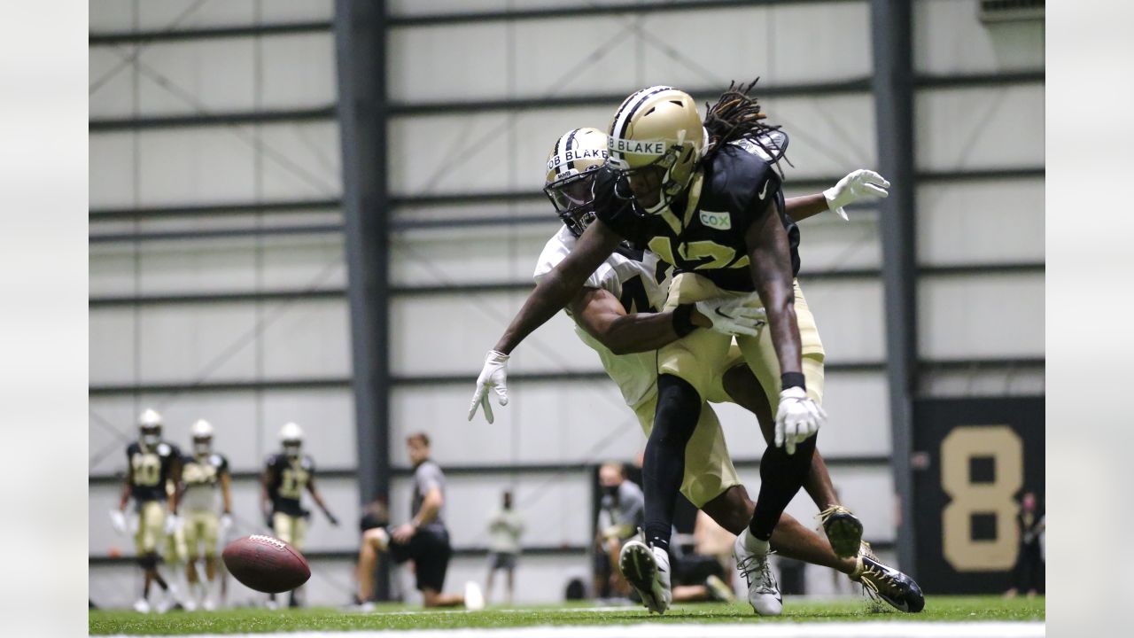 Saints honor Jacob Blake during Thursday's practice - Canal Street