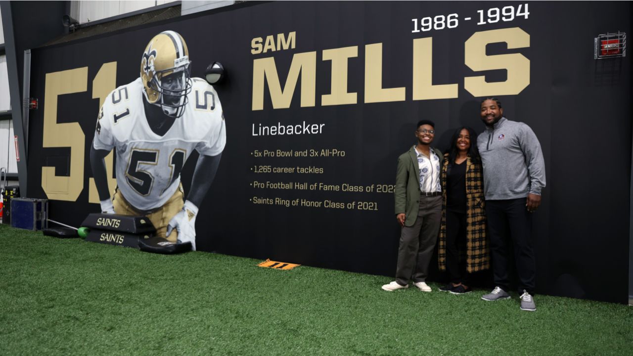 Dome Patrol members Pat Swilling and Rickey Jackson in Canton to honor Sam  Mills! #Saints #pfhof22