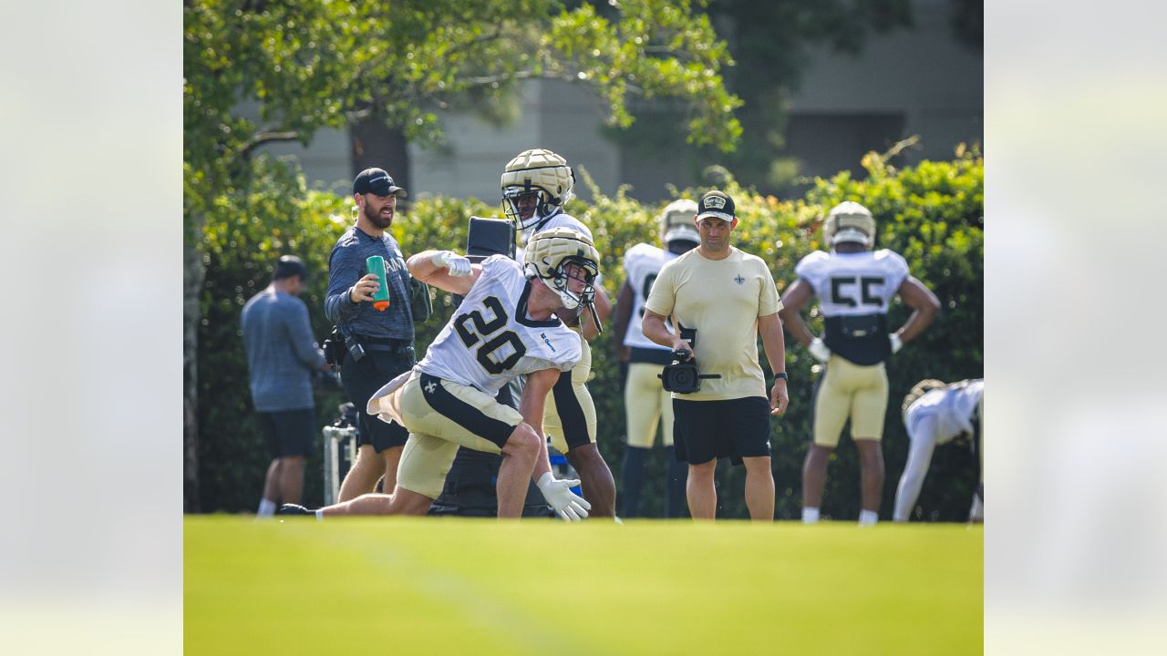 Intensity turns up as Saints have first day in full pads at training camp