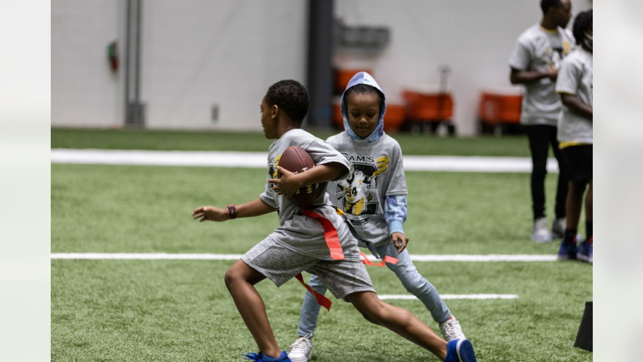 Cam Jordan talks training camp, community at youth football camp in Harahan