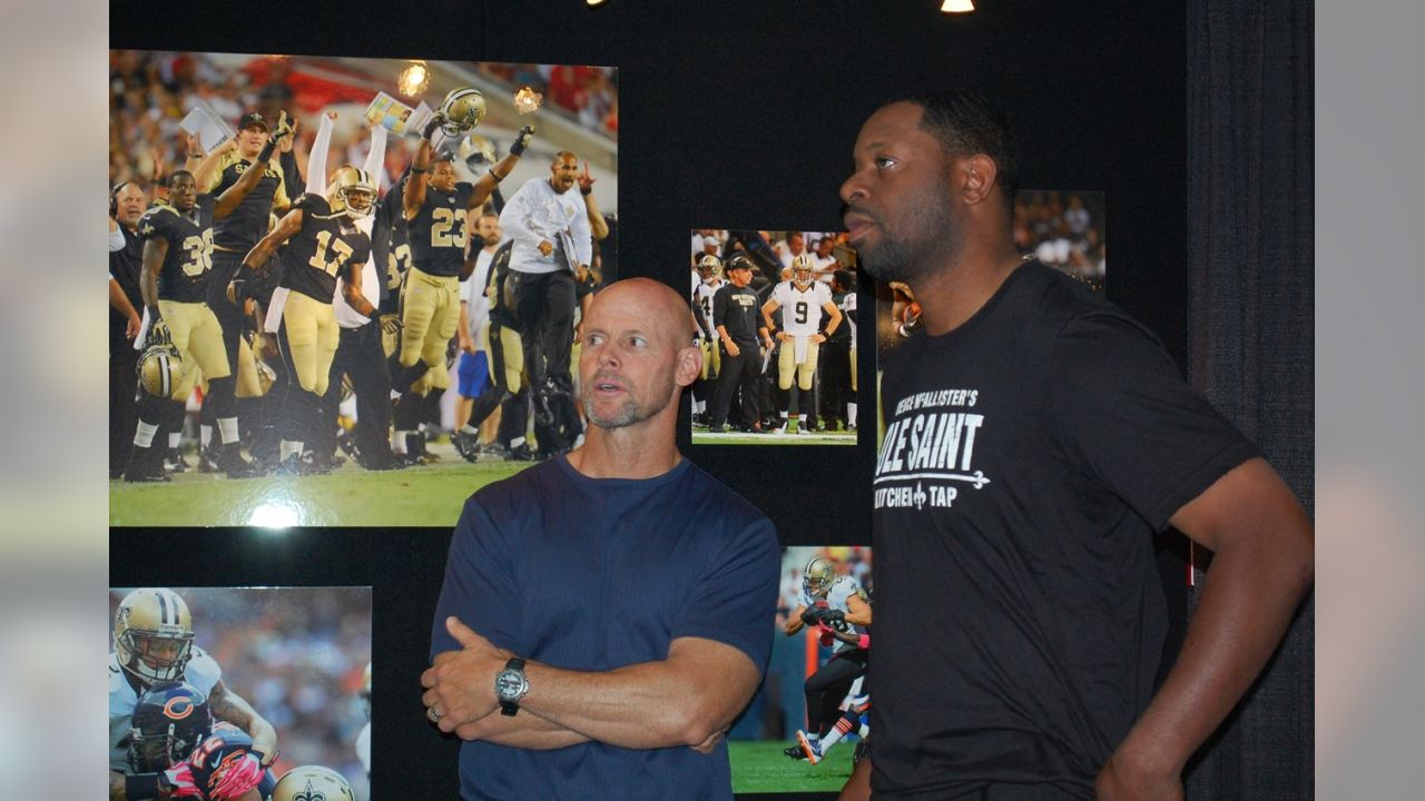 Aaron Brooks and John Carney inducted into the New Orleans Saints