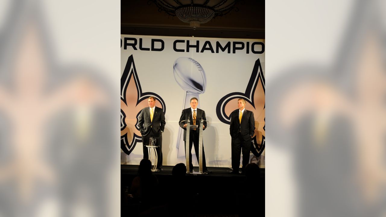 Super Bowl champion Saints celebrate title again with ring ceremony 