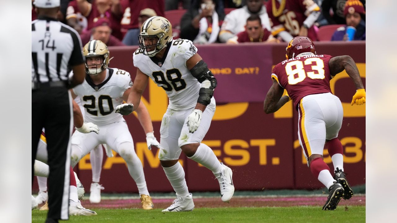 Second-year Saints DE Payton Turner had the best game of his